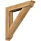 Ekena Millwork Traditional Traditional Rough Sawn Bracket w/ Offset Brace, Western Red Cedar, 8"W x 42"D x 42"H BKT0806X42X42TRA01RWR - alternate 1